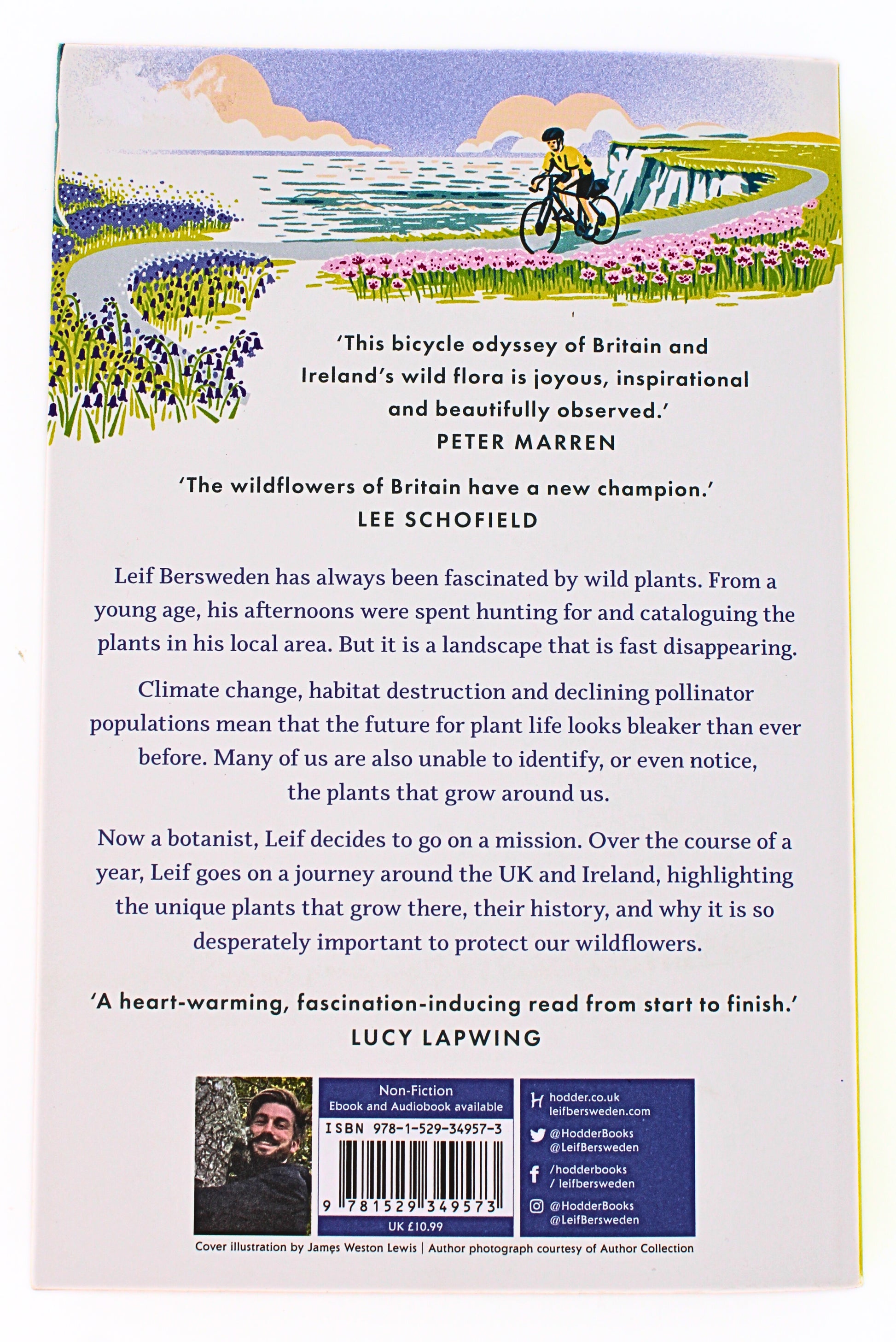 Back Cover of Where the Wild Flowers Grow by Leif Bersweden