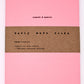 Badly Made Books A5 Blank Notebook in Pink