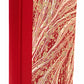 Hubert Bookbindery A5 Blank Notebook - Red Marbled Cover Side View