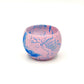 Hey, Bulldog! Egg Cup with Pink and Blue Marbled Design