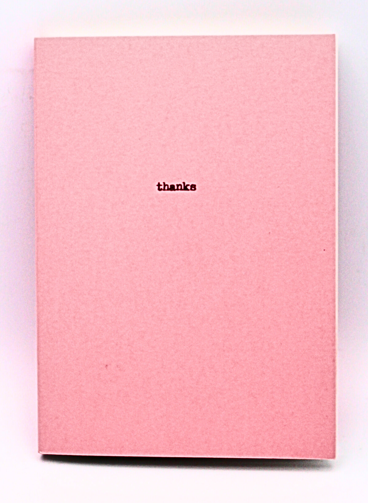 Badly Made Notebook - A6 Blank Notebook in Pink