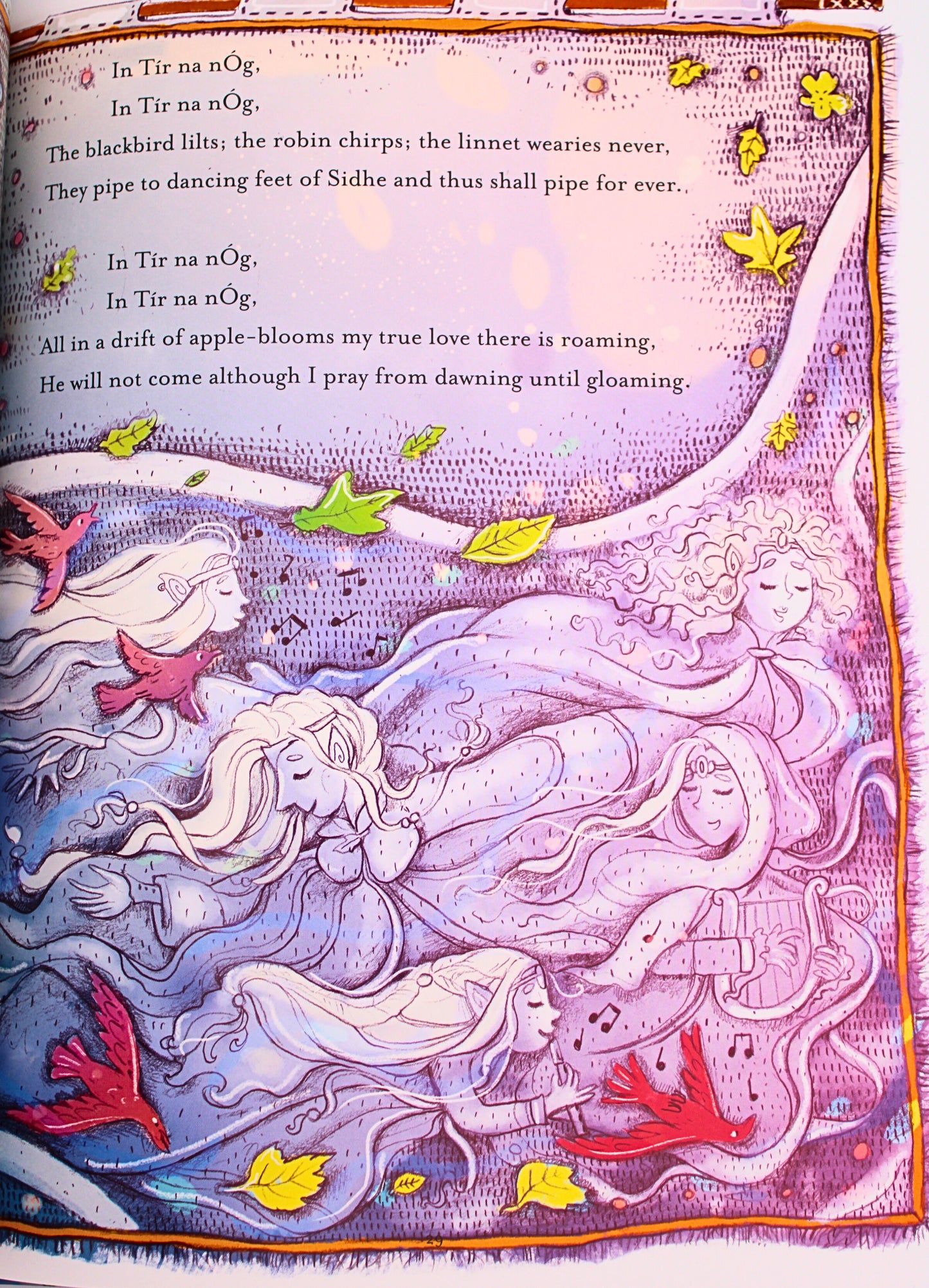 Illustrations from Tread Softly: Classic Irish Poems for Children