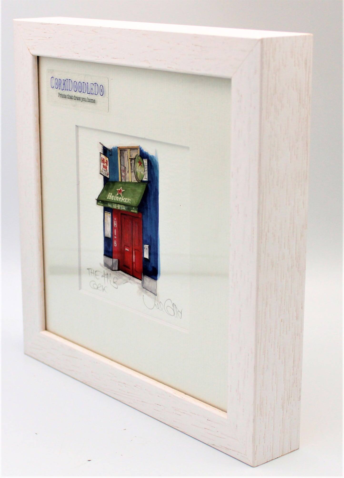 Corkidoodledo - Hi-B Small Framed Print