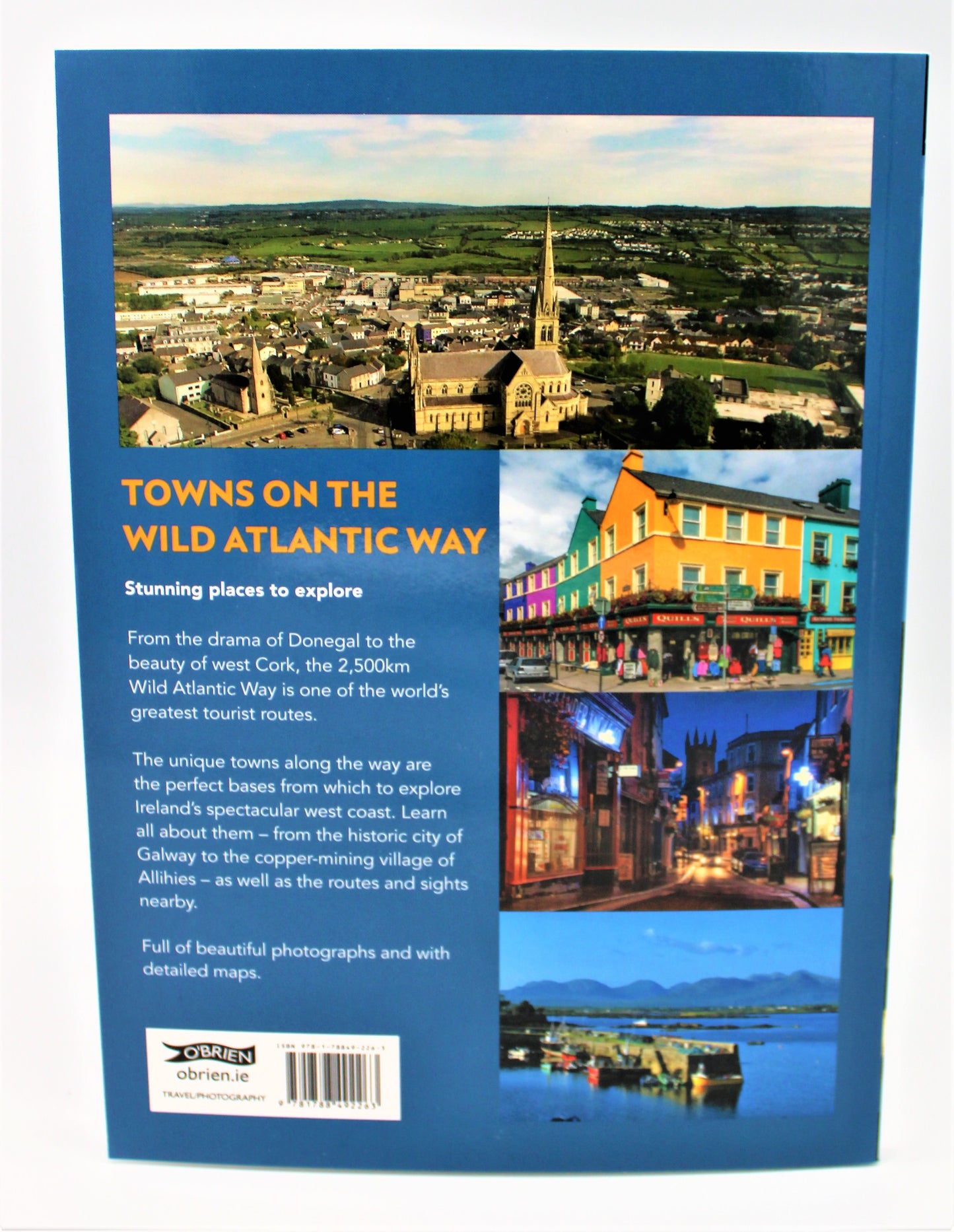 Back cover of Towns on the Wild Atlantic Way Softcover Book