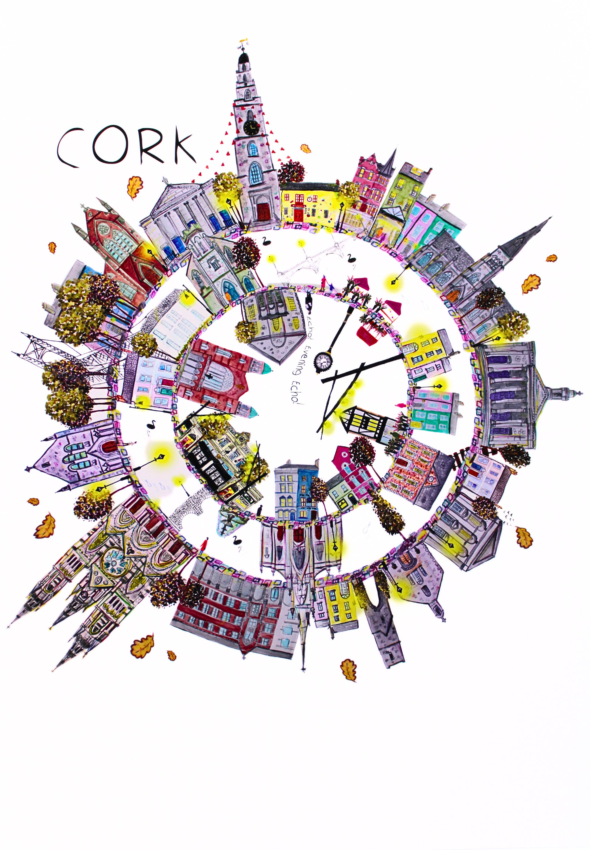 Pear Shaped Studio Cork Circle Print