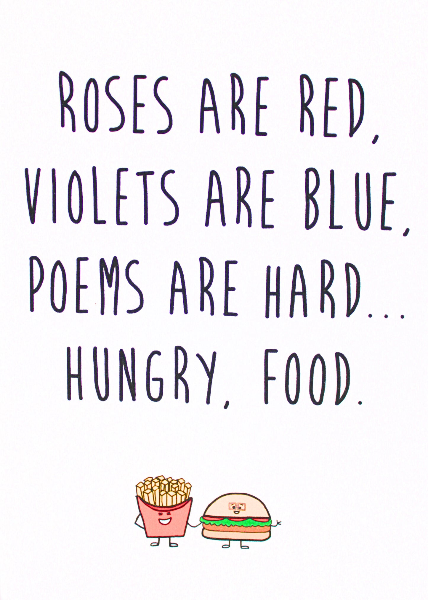 "Roses are Red" Fingerdoodles Card