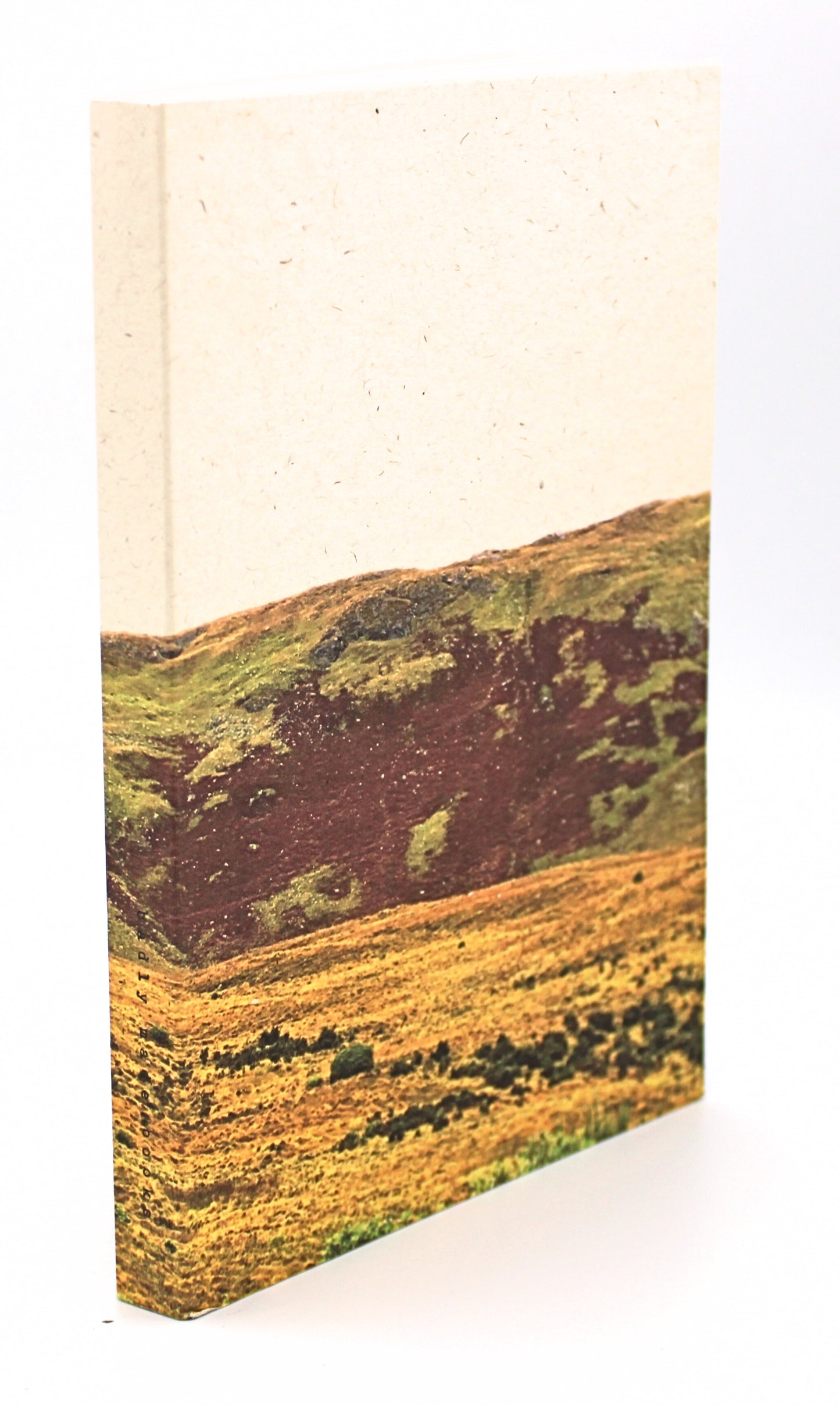 Side View of Badly Made Books A5 Notebook with Leenane Cover
