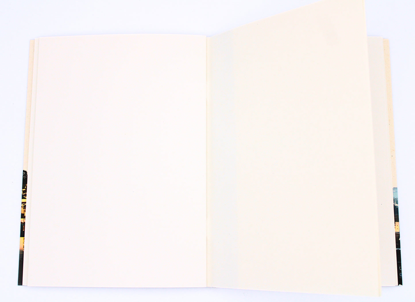 Blank pages from Badly Made Books A5 Blank Notebook