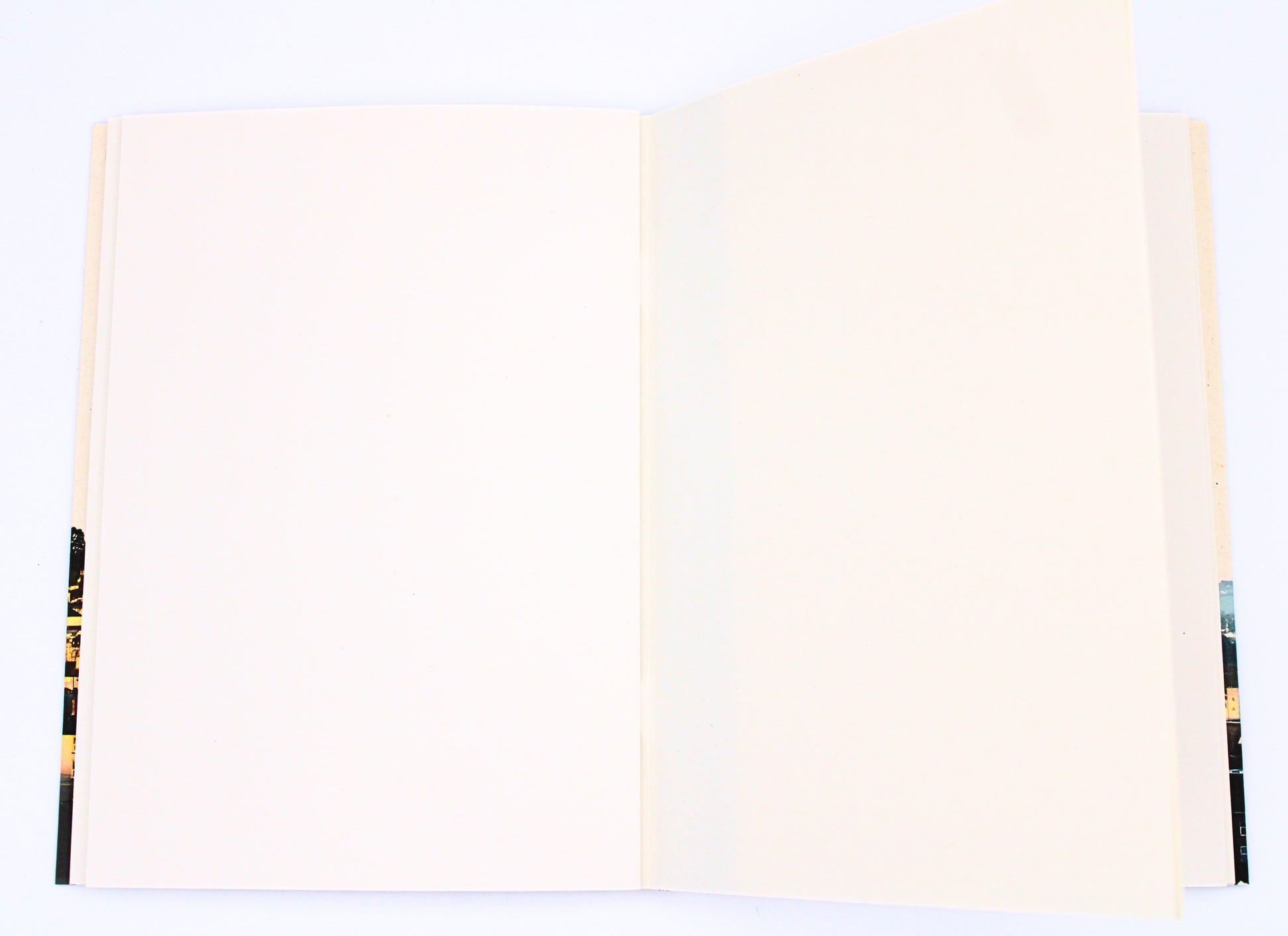Blank pages from Badly Made Books A5 Blank Notebook