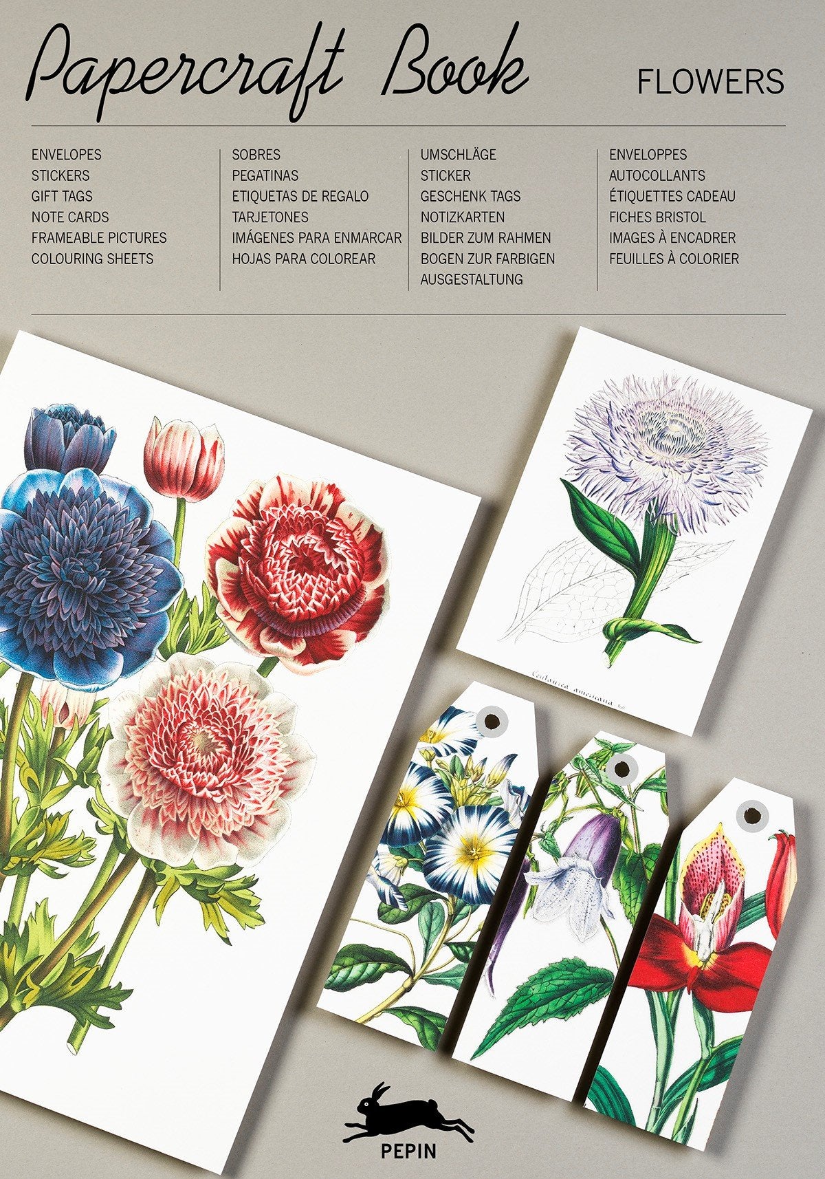Papercraft Book - Flowers
