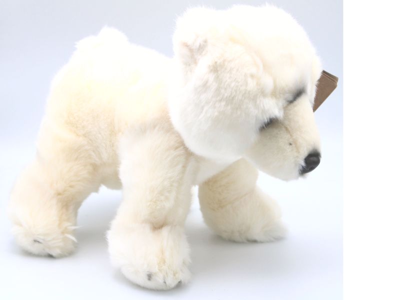 Animigos Polar Bear Soft Toy Side View