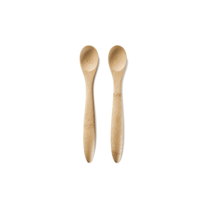 Bambu pair of bamboo baby spoons