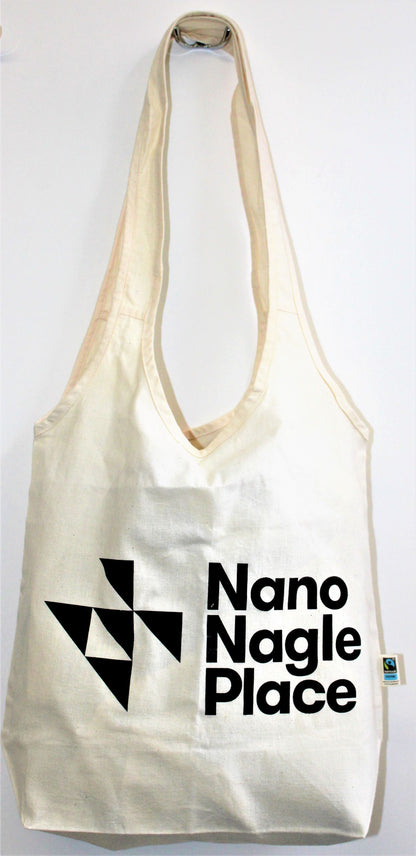 Nano Nagle Place Cotton Shopper Bag in Cream