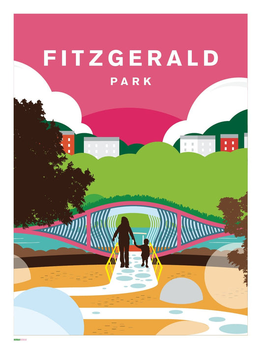 Hurrah Hurrah Print of Fitzgerald Park