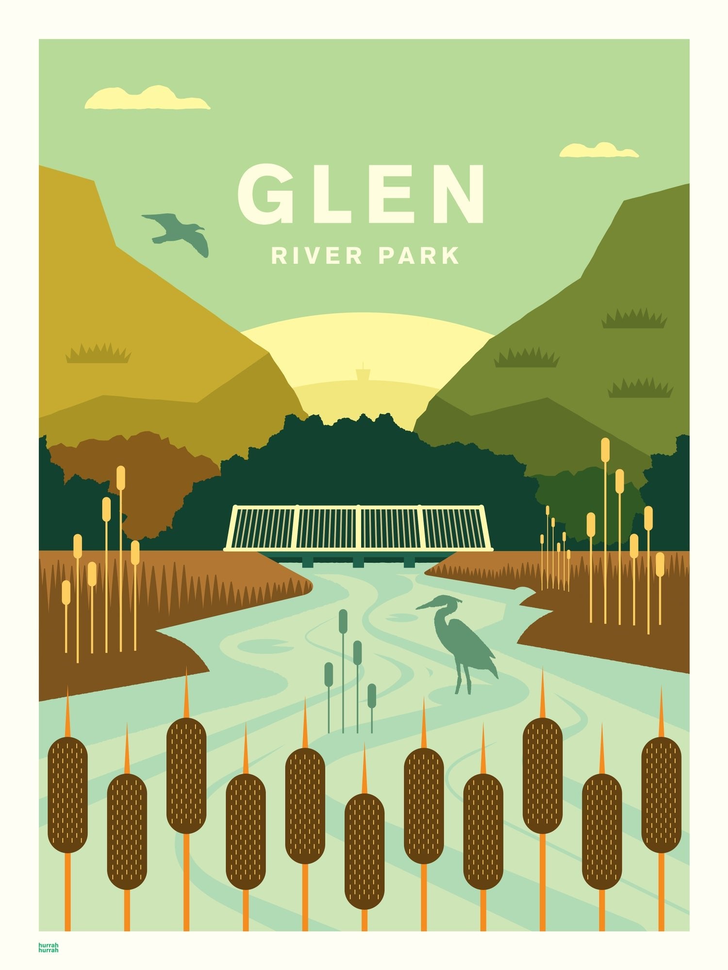 Hurrah Hurrah Tourism Print- The Glen
