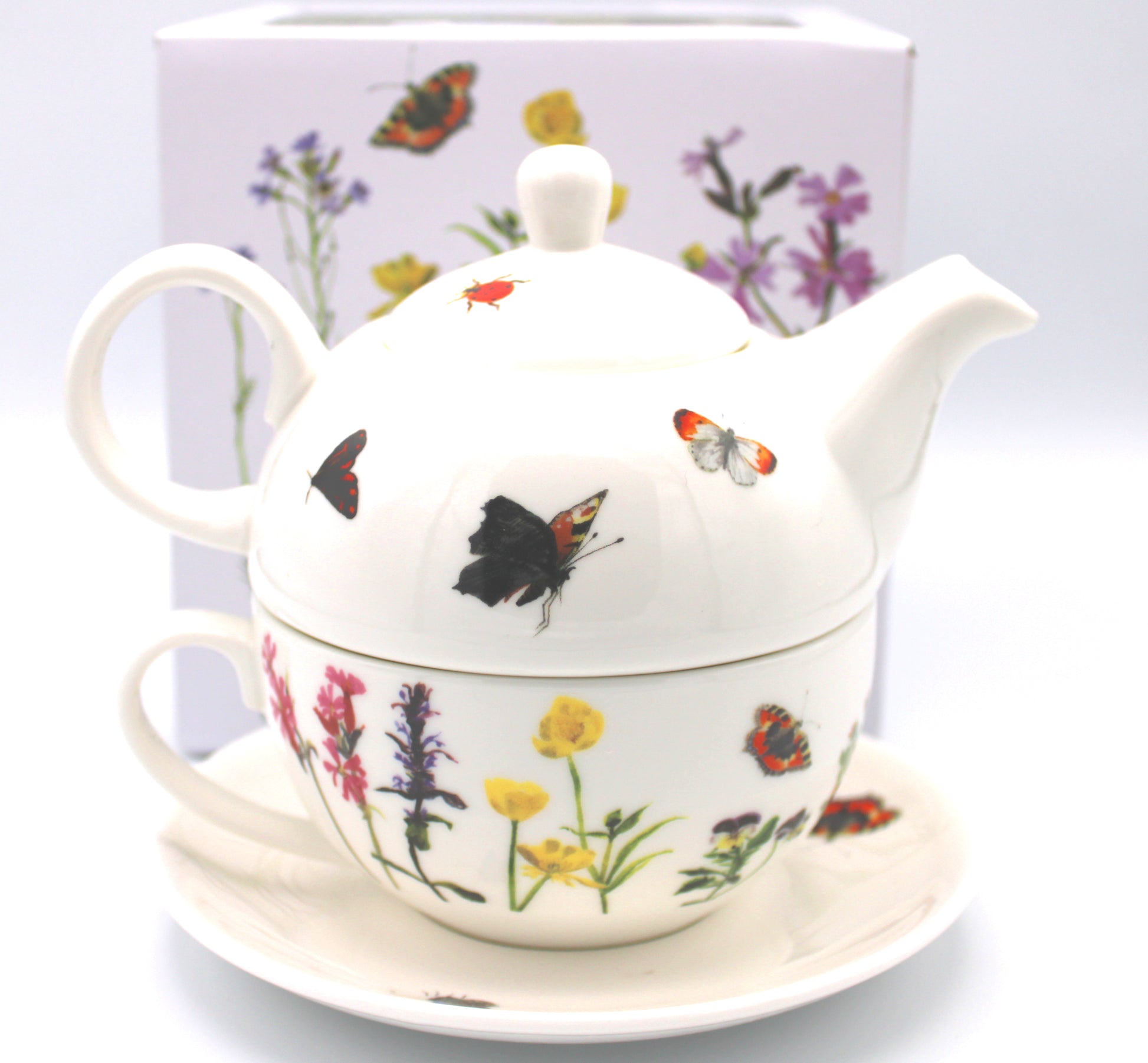 Annabel Langrish Wildflowers Tea for One Set with Box