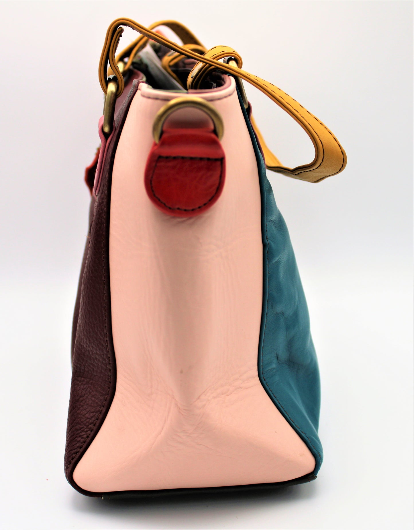 Side View of Ruby Plain Bag