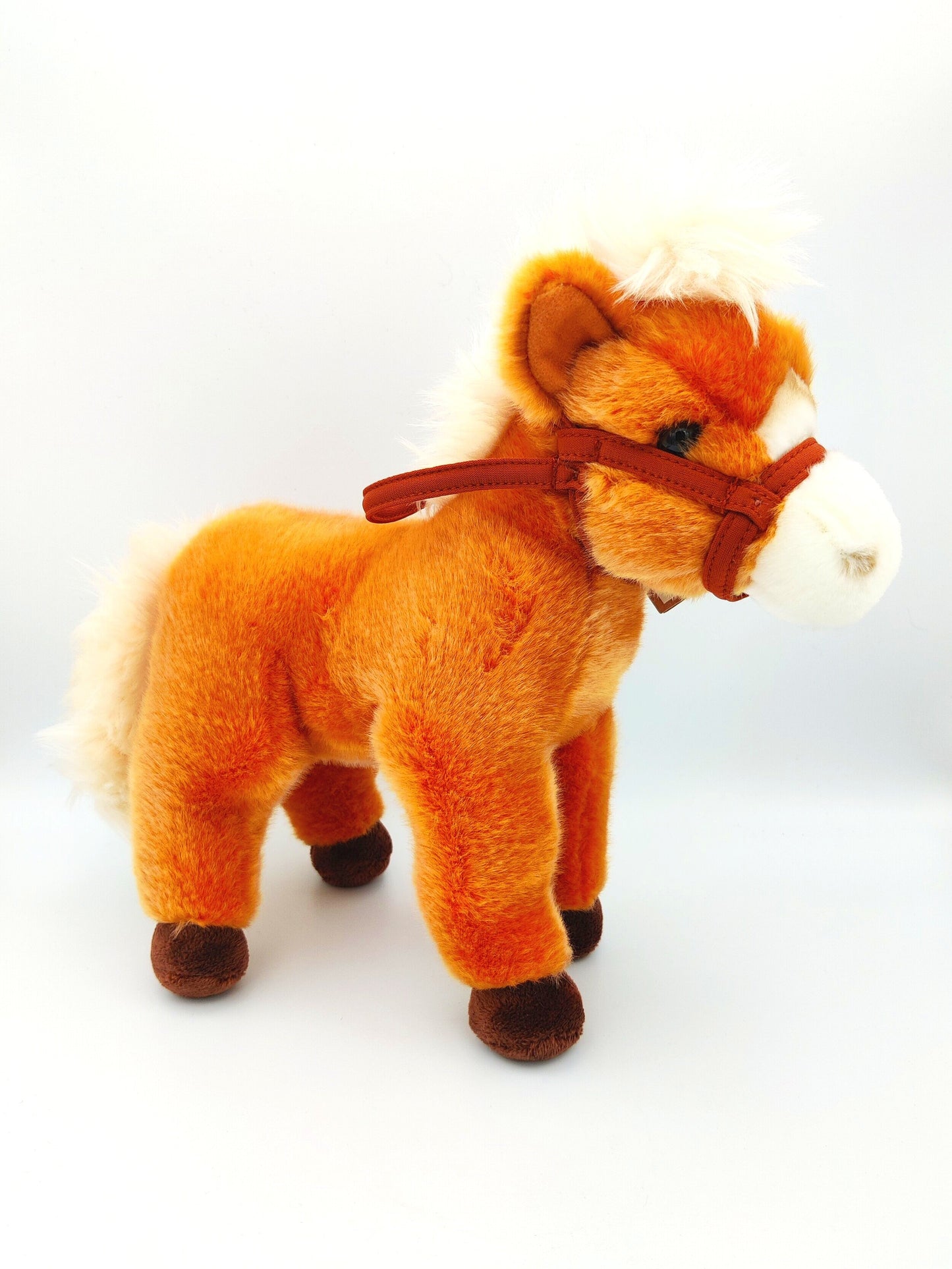 Animigos Horse with Bridge Soft Toy