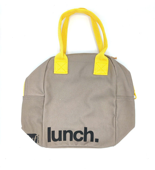 Fluf Zip Lunch Bag in Grey