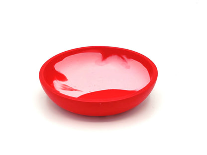Hey, Bulldog! Colour Clash Trinket Dish in Pink and Red