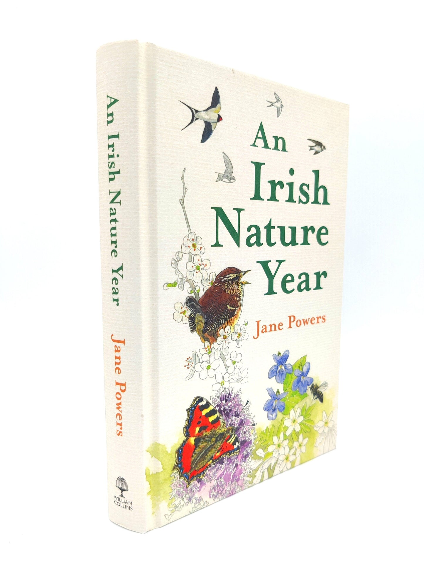 An Irish Nature Year Hardback Book Side View