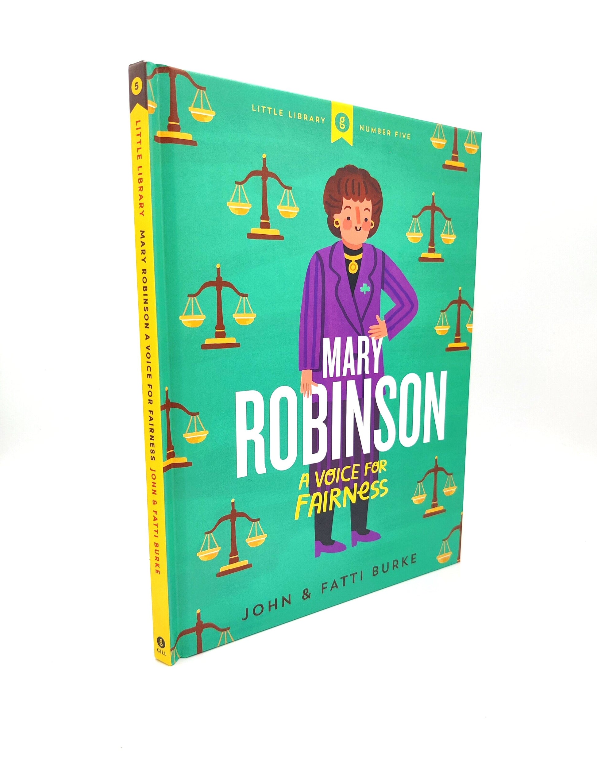 Side View of Mary Robinson: A Voice for Fairness Hardback Book
