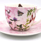 Annabel Langrish Cappuccino Cup and Saucer Set in Pink