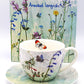 Annabel Langrish Cappuccino Cup and Saucer Gift Set in Wildflower