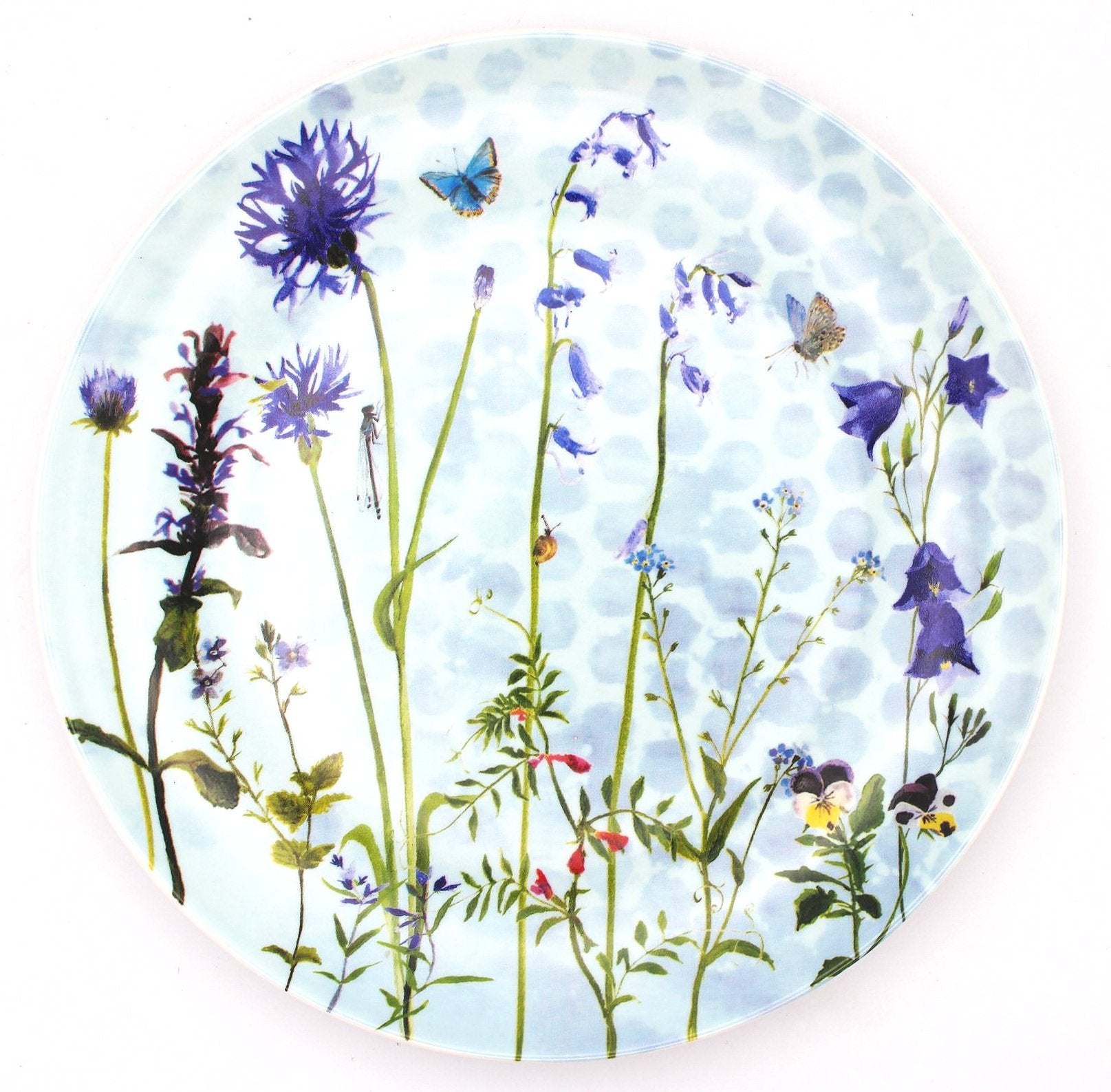 Annabel Langrish Set of Four Side Plates: Blue Plate